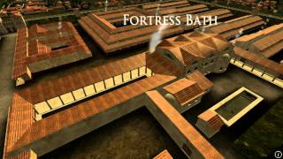 Animation of ancient Roman Fort in Caerleon Wales [upl. by Ylrehs]