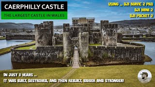 Caerphilly Castle  The Largest in Wales 2nd in Britain [upl. by Kwarteng978]