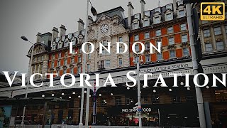 London Victoria Station Walk Through England 4K [upl. by Shifra950]