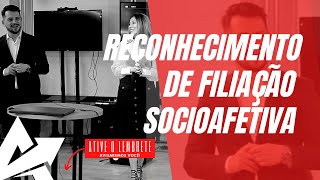 DIREITO DE FAMÍLIA Reconhecimento de filiação socioafetiva [upl. by Nnyltak]