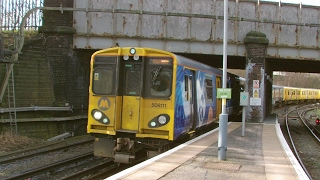 Half an Hour at 216  Birkenhead North Station 1022017  Class 507 508 terminus [upl. by Eelime]