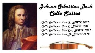 Johann Sebastian Bach  Cello suites in 432 Hz great for reading or studying [upl. by Naltiac]